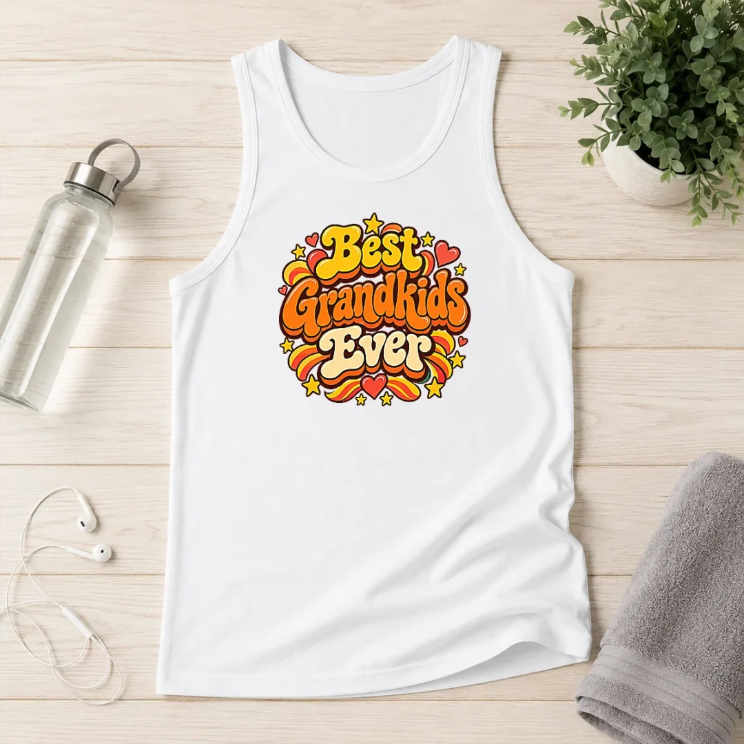nice-official-best-grandkids-ever-vintage-style-tank-top Nice Official Best Grandkids Ever Vintage Style Tank Top
