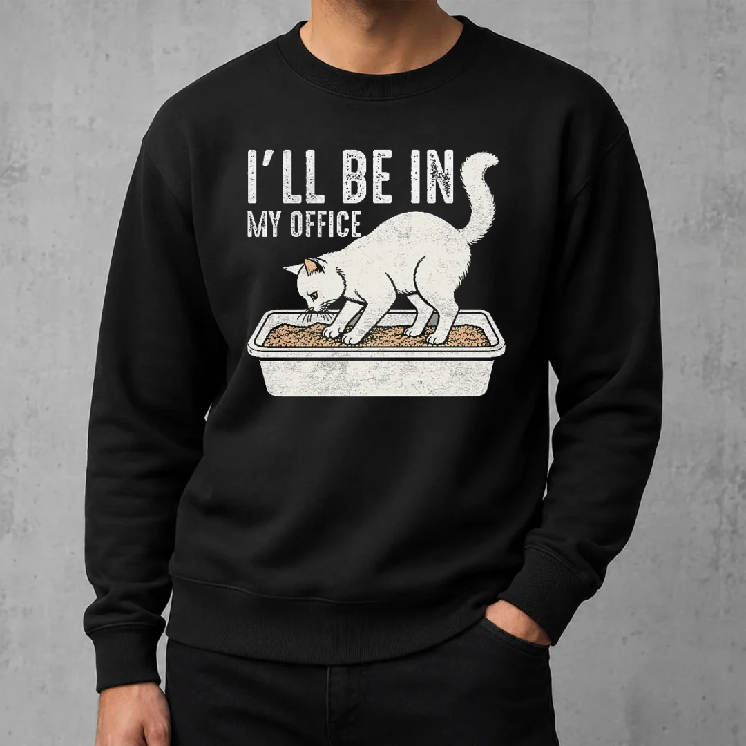 nice-official-i-will-be-in-my-office-funny-cat-meme-litter-box-sweater Nice Official I Will Be In My Office Funny Cat Meme Litter Box Sweater
