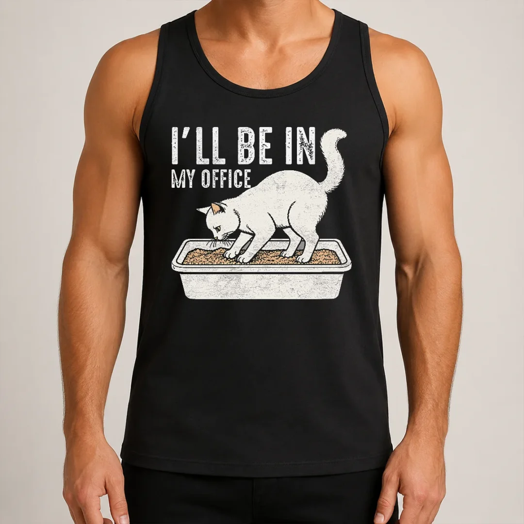 nice-official-i-will-be-in-my-office-funny-cat-meme-litter-box-tank-top Nice Official I Will Be In My Office Funny Cat Meme Litter Box Tank Top