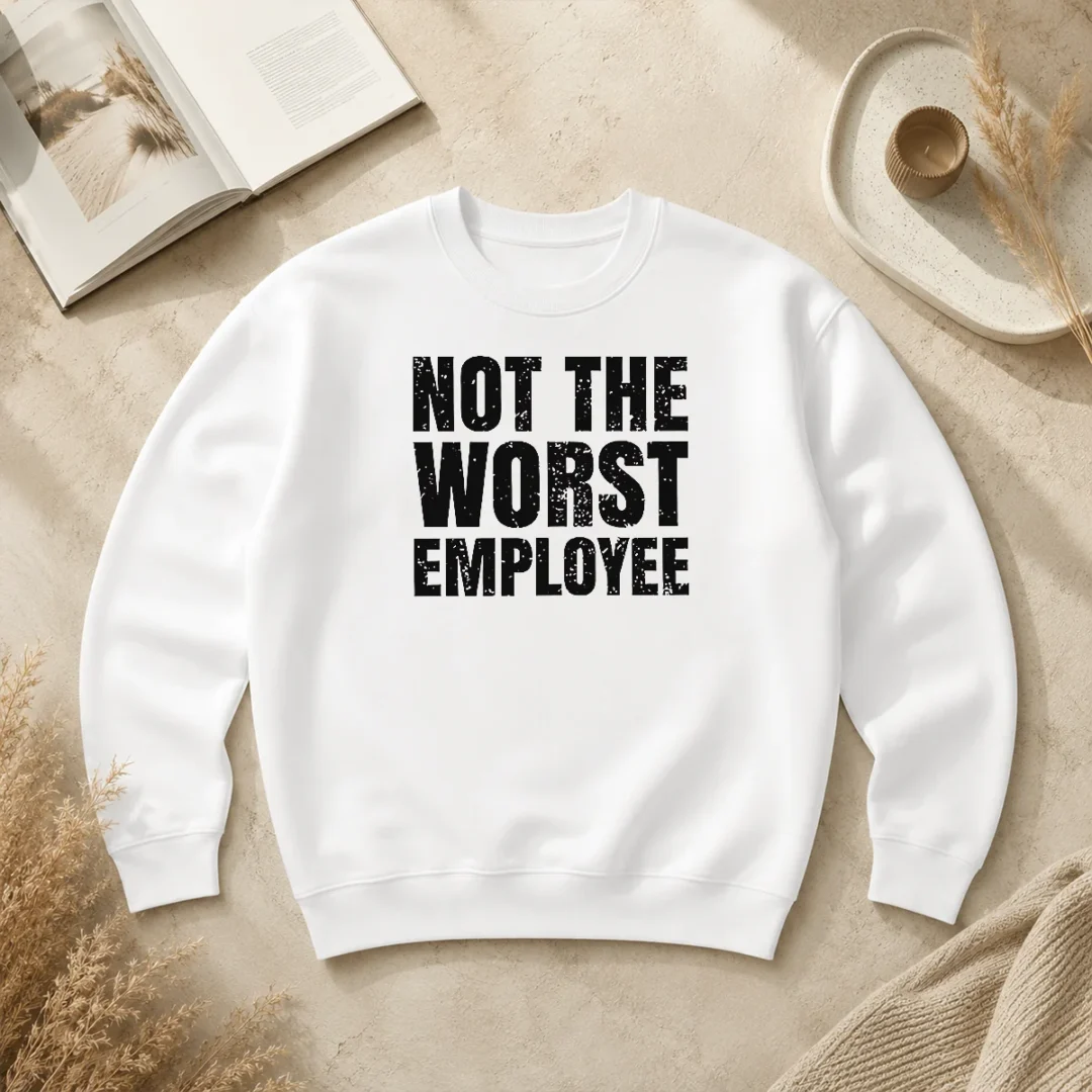 Nice Official Not The Worst Employee Geek Sweater Nice Official Not The Worst Employee Geek Sweater