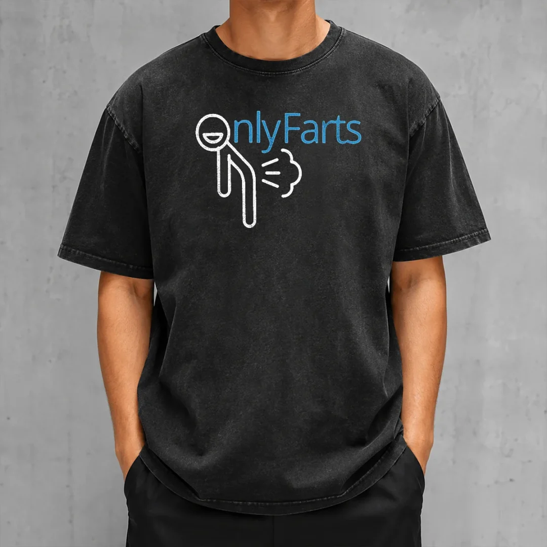 nice-onlyfarts-onlyfan-logo-washed-t-shirt Nice Onlyfarts Onlyfan Logo Washed T-Shirt