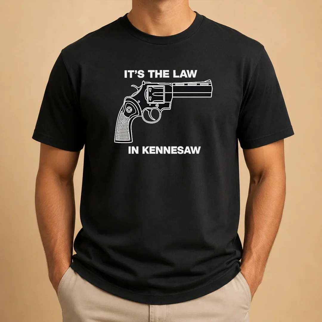 nice-original-it-s-the-law-in-kennesaw-gun-revolver-t-shirt-1 Nice Original It'S The Law In Kennesaw Gun Revolver