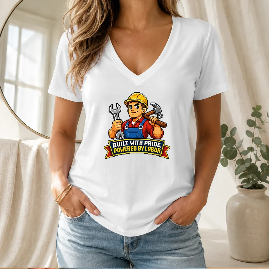 nice-original-labor-day-pride-pixel-worker-tee-v-neck-shirt Nice Original Labor Day Pride Pixel Worker Tee V-Neck Shirt
