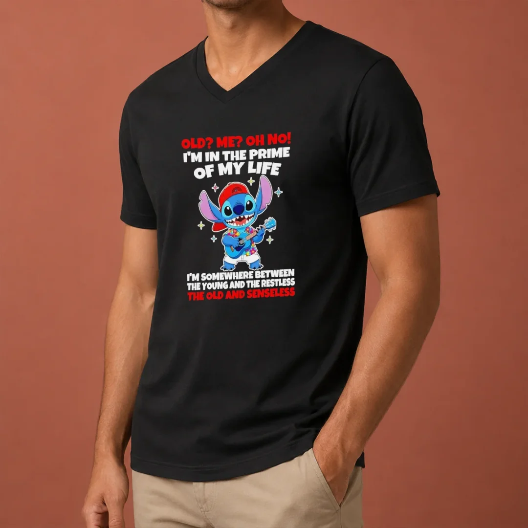 nice-original-stitch-lilo-and-stitch-old-me-oh-no-i-m-in-the-prime-of-my-life-v-neck-shirt Nice Original Stitch Lilo And Stitch Old Me Oh No I'M In The Prime Of My Life V-Neck Shirt
