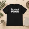 Nice Original Student 100 Percent Organic Ingredients Funny Quote
