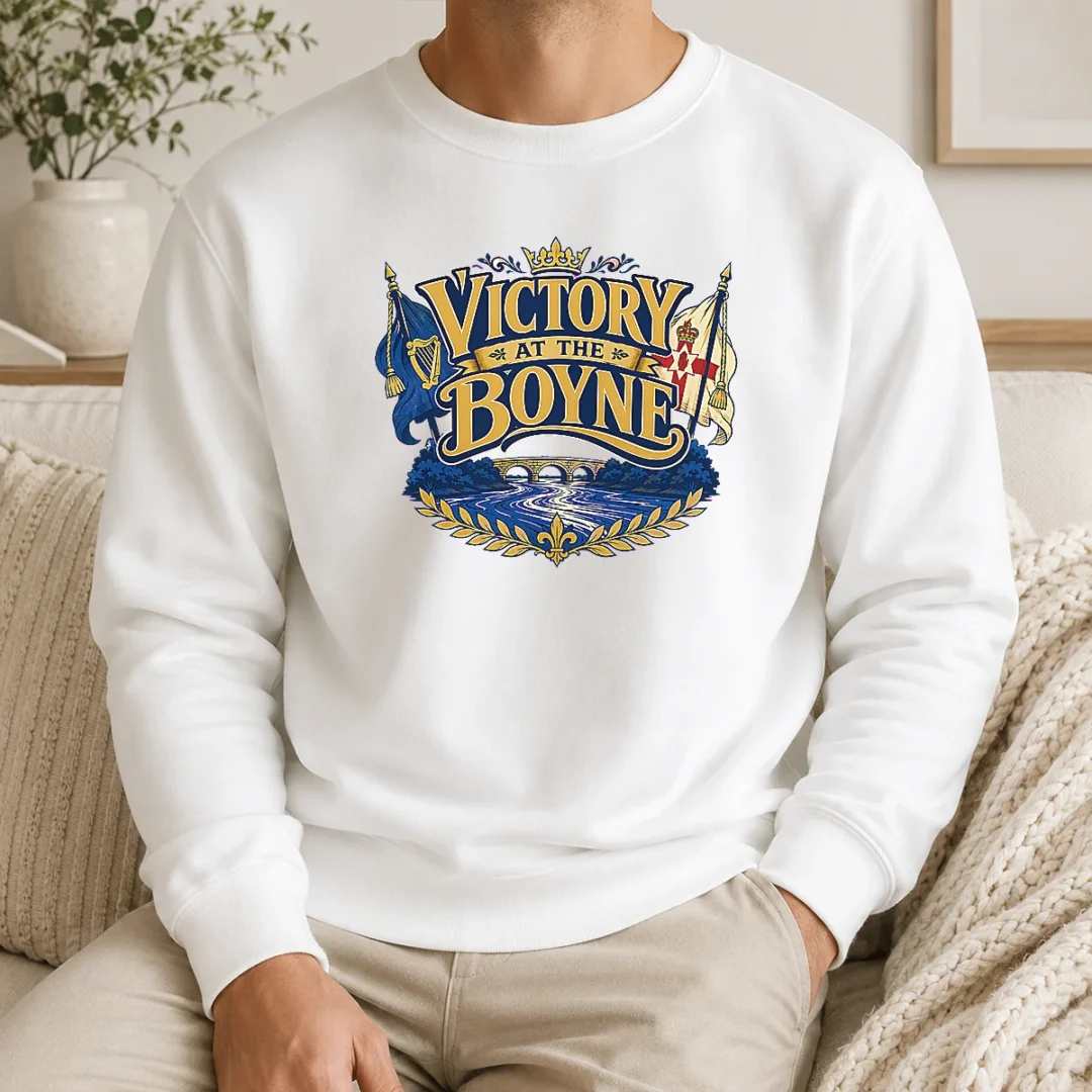 Nice Original Victory At The Boyne Historical Pride Vector Sweater Nice Original Victory At The Boyne Historical Pride Vector Sweater
