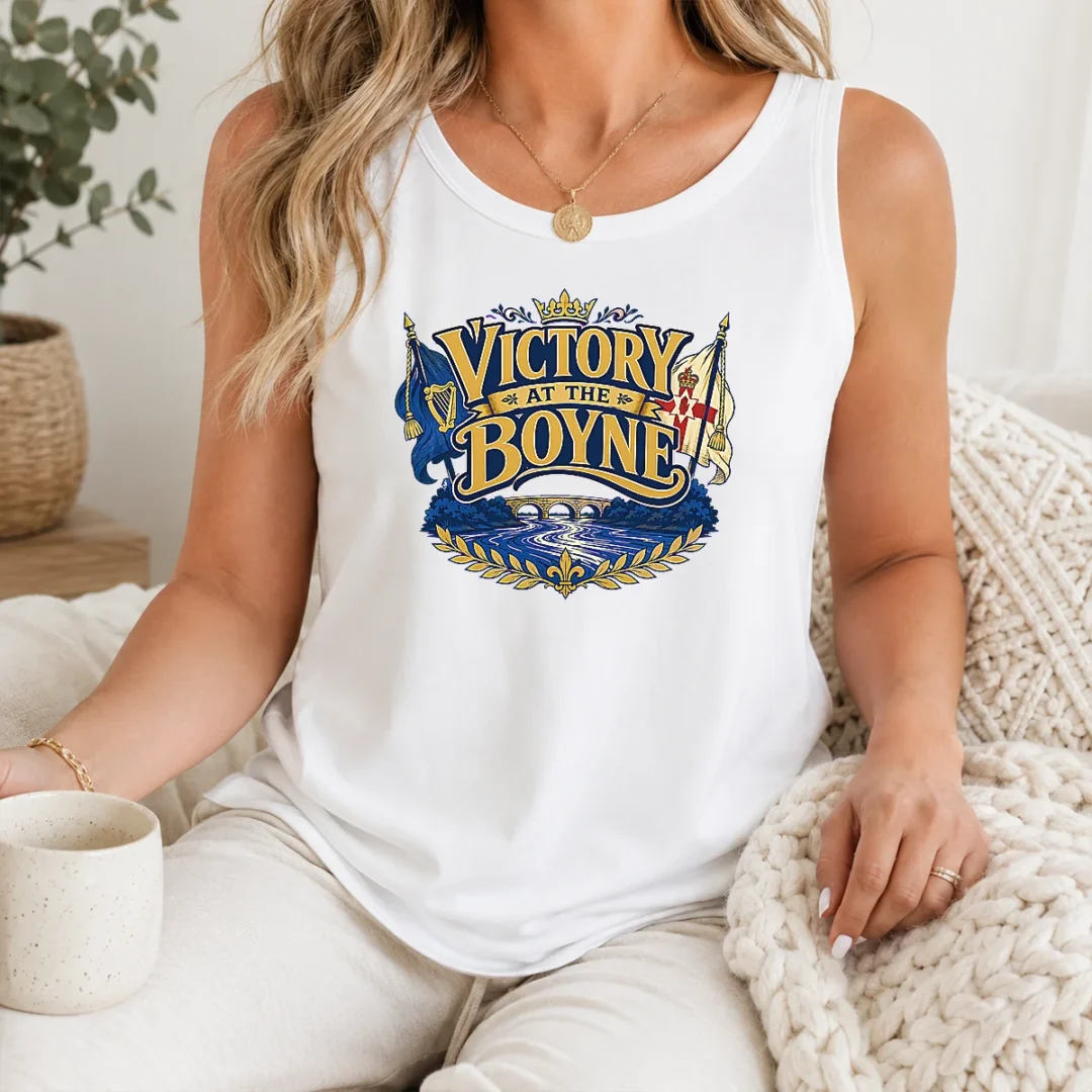 Nice Original Victory At The Boyne Historical Pride Vector Tank Top Nice Original Victory At The Boyne Historical Pride Vector Tank Top