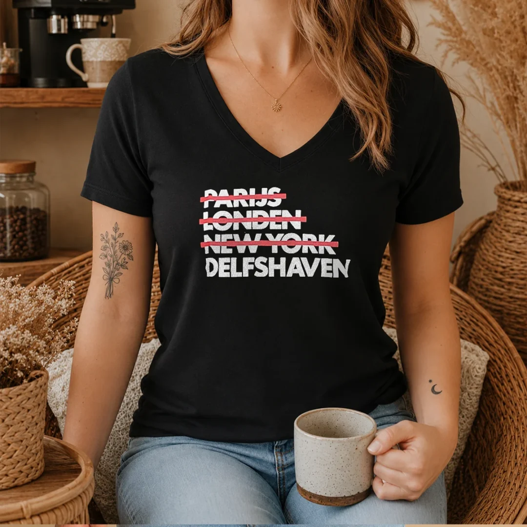 nice-parijs-londen-new-york-delfshaven-v-neck-shirt Nice Parijs Londen New York Delfshaven V-Neck Shirt