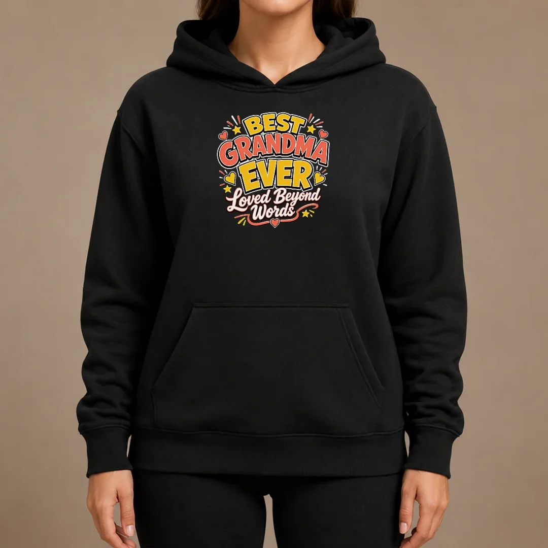 Nice Premium Grandparents Day Best Grandma Ever Cartoon Hoodie Nice Premium Grandparents Day Best Grandma Ever Cartoon Hoodie