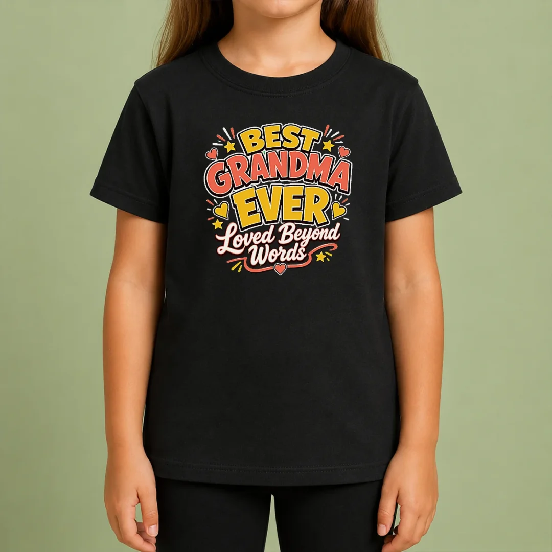 Nice Premium Grandparents Day Best Grandma Ever Cartoon Kids T Shirt Nice Premium Grandparents Day Best Grandma Ever Cartoon Kids T-Shirt