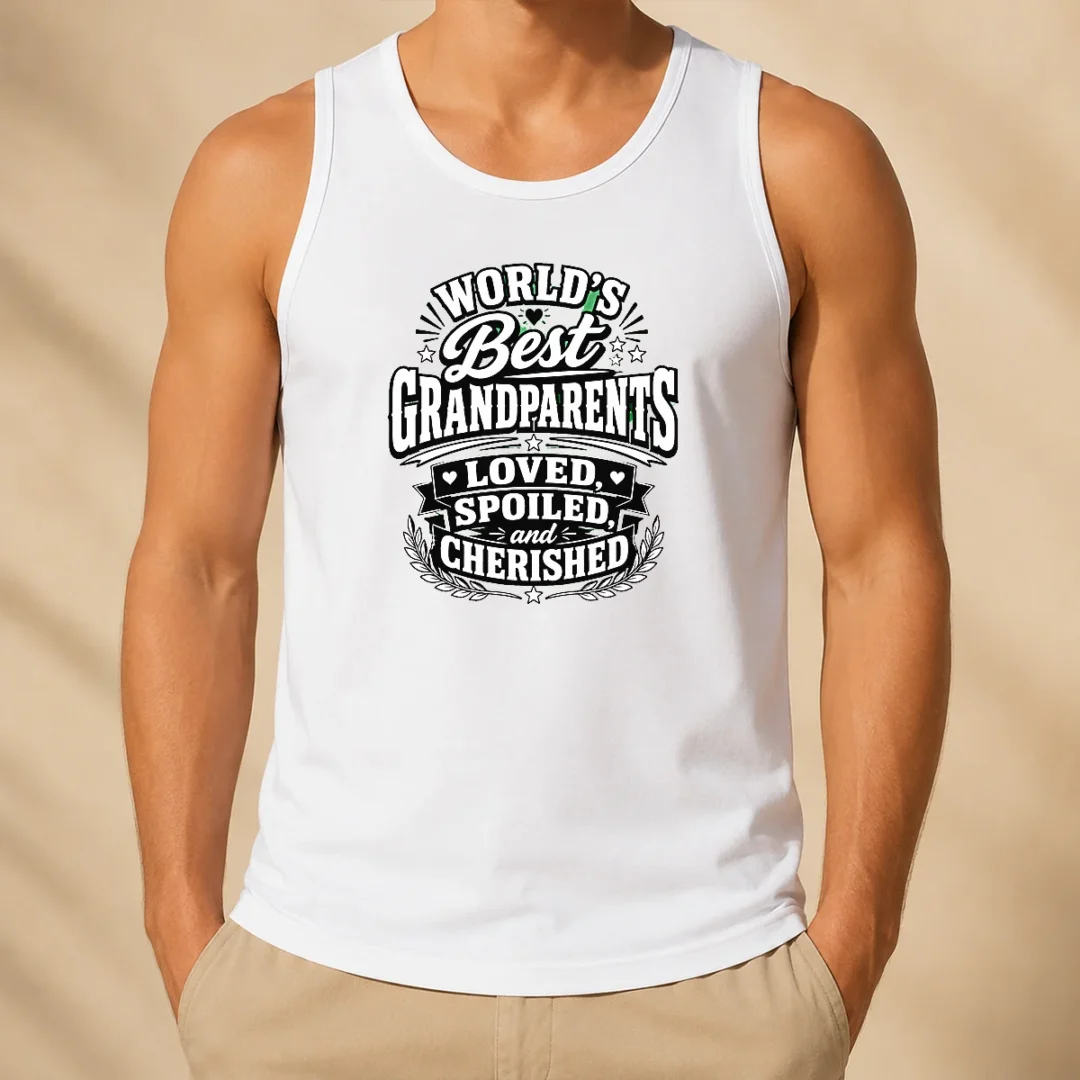 nice-premium-grandparents-day-proud-silhouette-tee-for-loved-grandparents-tank-top Nice Premium Grandparents Day Proud Silhouette Tee For Loved Grandparents Tank Top