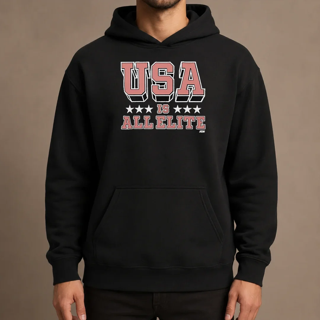 nice-premium-usa-is-all-elite-aew-wrestling-promotional-logo-hoodie Nice Premium USA Is All Elite AEW Wrestling Promotional Logo Hoodie