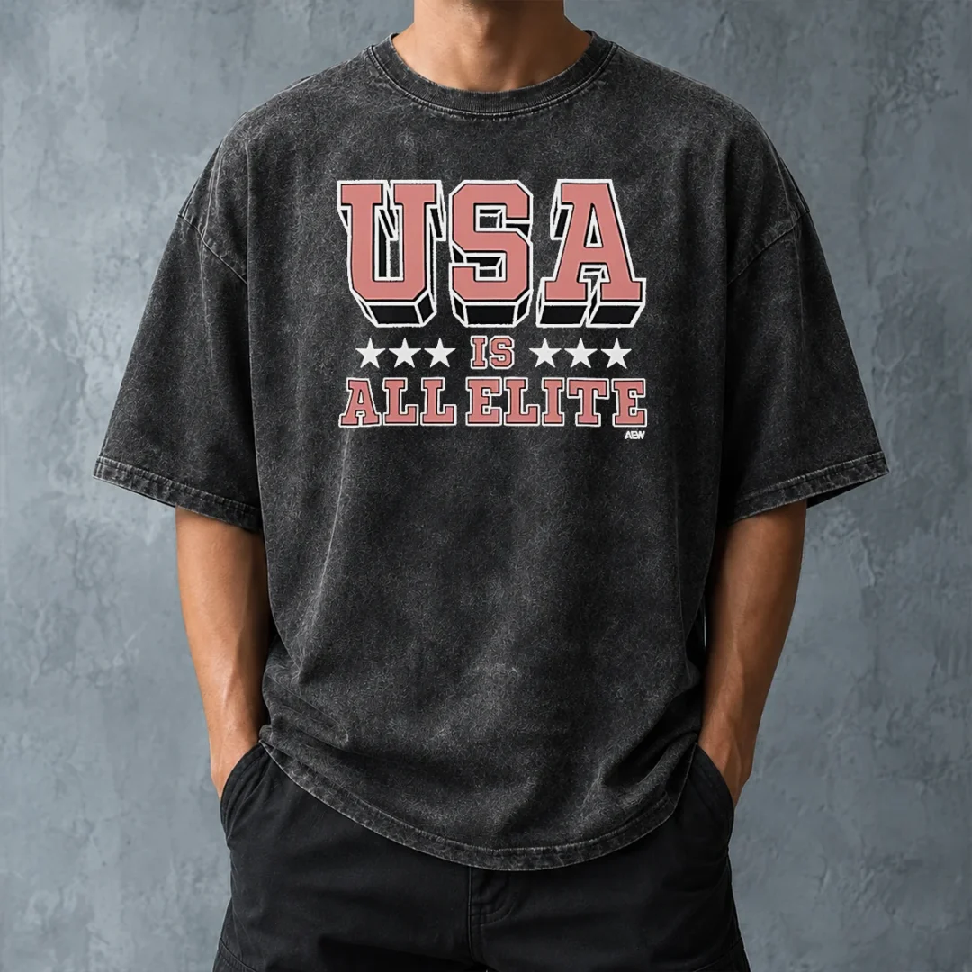 nice-premium-usa-is-all-elite-aew-wrestling-promotional-logo-washed-t-shirt-washed-tshirt Nice Premium USA Is All Elite AEW Wrestling Promotional Logo Washed T-Shirt