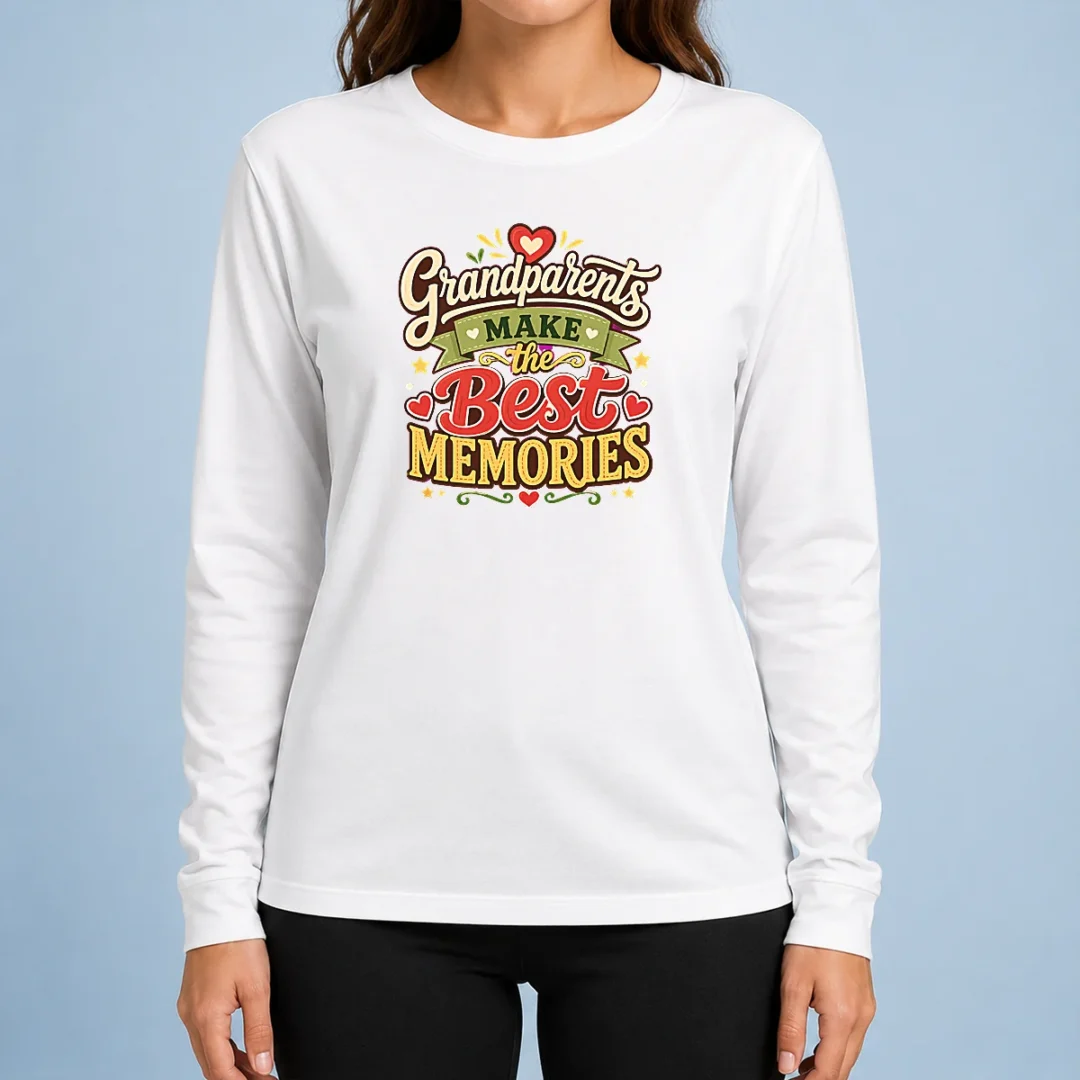 nice-pretty-grandparents-day-for-family-love-typography-long-sleeve-shirt Nice Pretty Grandparents Day For Family Love Typography Long Sleeve Shirt