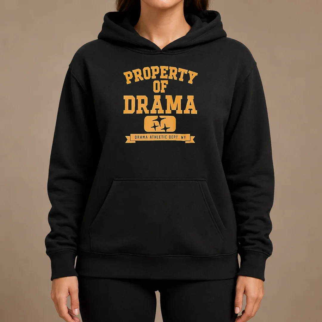 Nice Property Of Drama Athletic Dept NY Hoodie Nice Property Of Drama Athletic Dept NY Hoodie