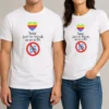 Nice Saint Don'T Let Friends Say Yes To BS Rainbow Heart Logo