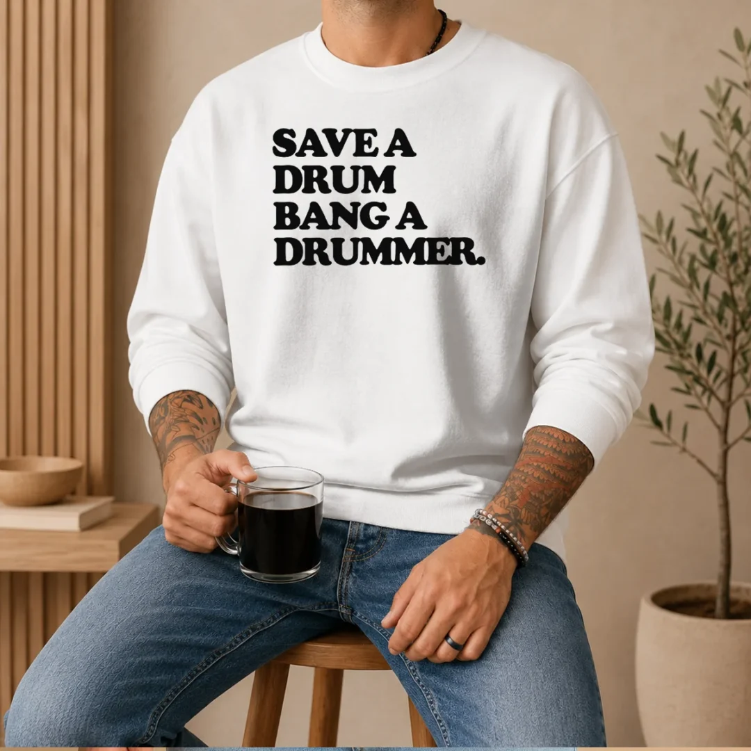nice-save-a-drum-bang-a-drummer-drums-percussion-sweater Nice Save A Drum Bang A Drummer Drums Percussion Sweater