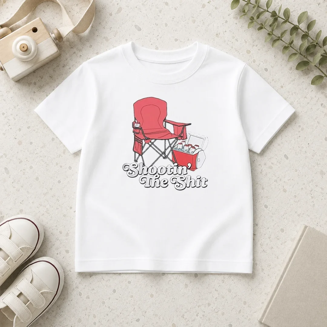 nice-shooting-the-shit-backyard-bbq-kids-t-shirt Nice Shooting The Shit Backyard BBQ Kids T-Shirt