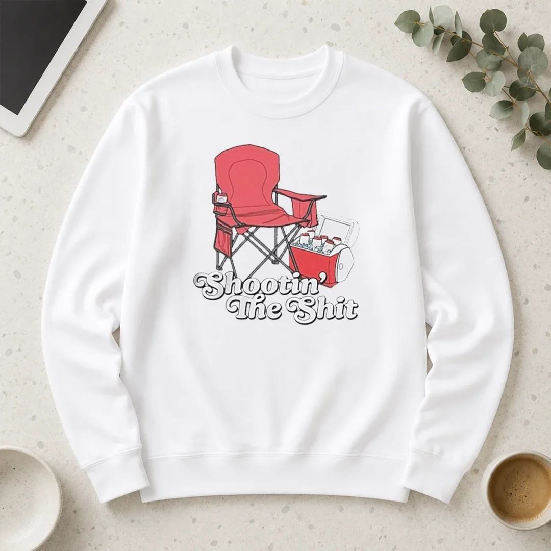 nice-shooting-the-shit-backyard-bbq-long-sleeve-shirt Nice Shooting The Shit Backyard BBQ Long Sleeve Shirt