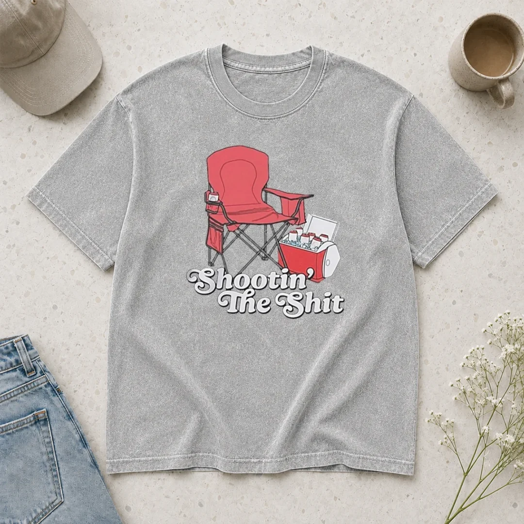 nice-shooting-the-shit-backyard-bbq-washed-t-shirt Nice Shooting The Shit Backyard BBQ Washed T-Shirt