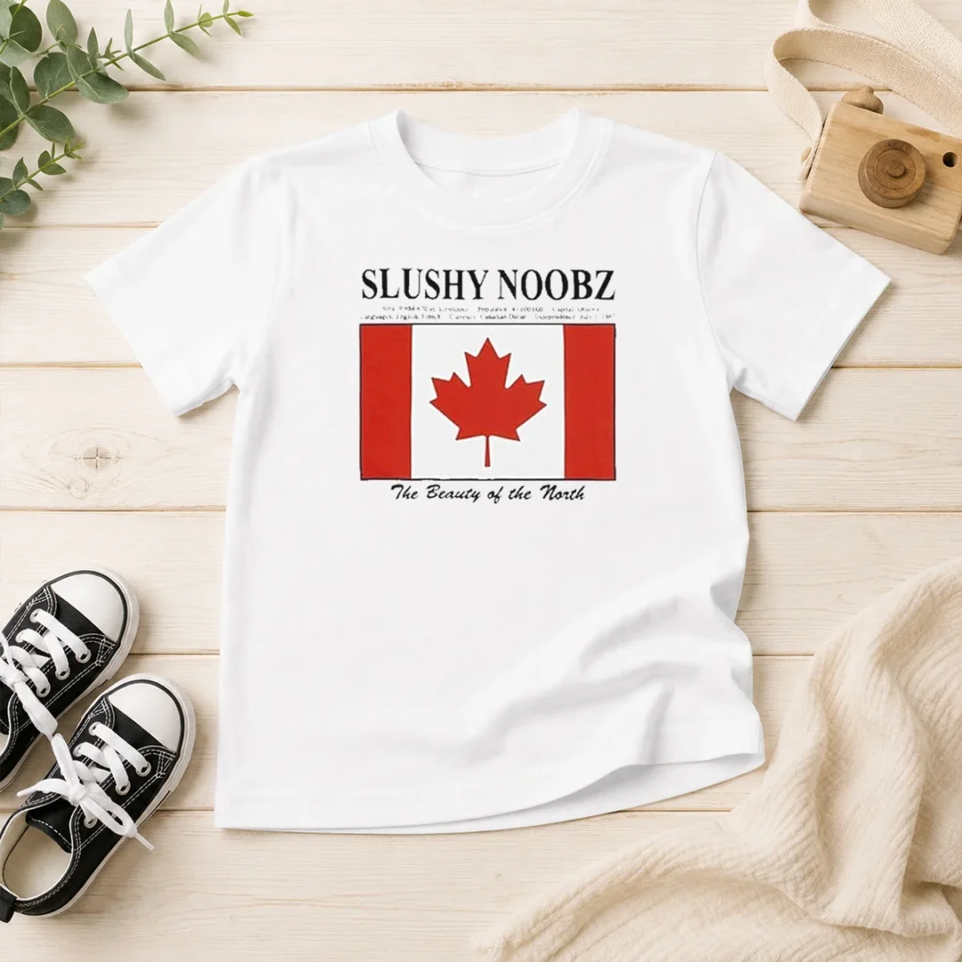 nice-slushynoobz-canada-facts-creator-fan-the-beauty-of-the-north-kids-t-shirt Nice Slushynoobz Canada Facts Creator Fan The Beauty Of The North Kids T-Shirt