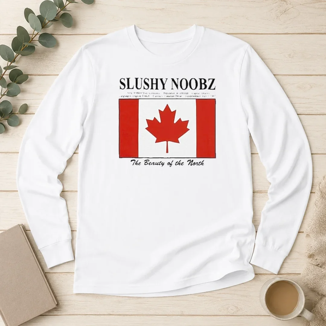 nice-slushynoobz-canada-facts-creator-fan-the-beauty-of-the-north-long-sleeve-shirt Nice Slushynoobz Canada Facts Creator Fan The Beauty Of The North Long Sleeve Shirt