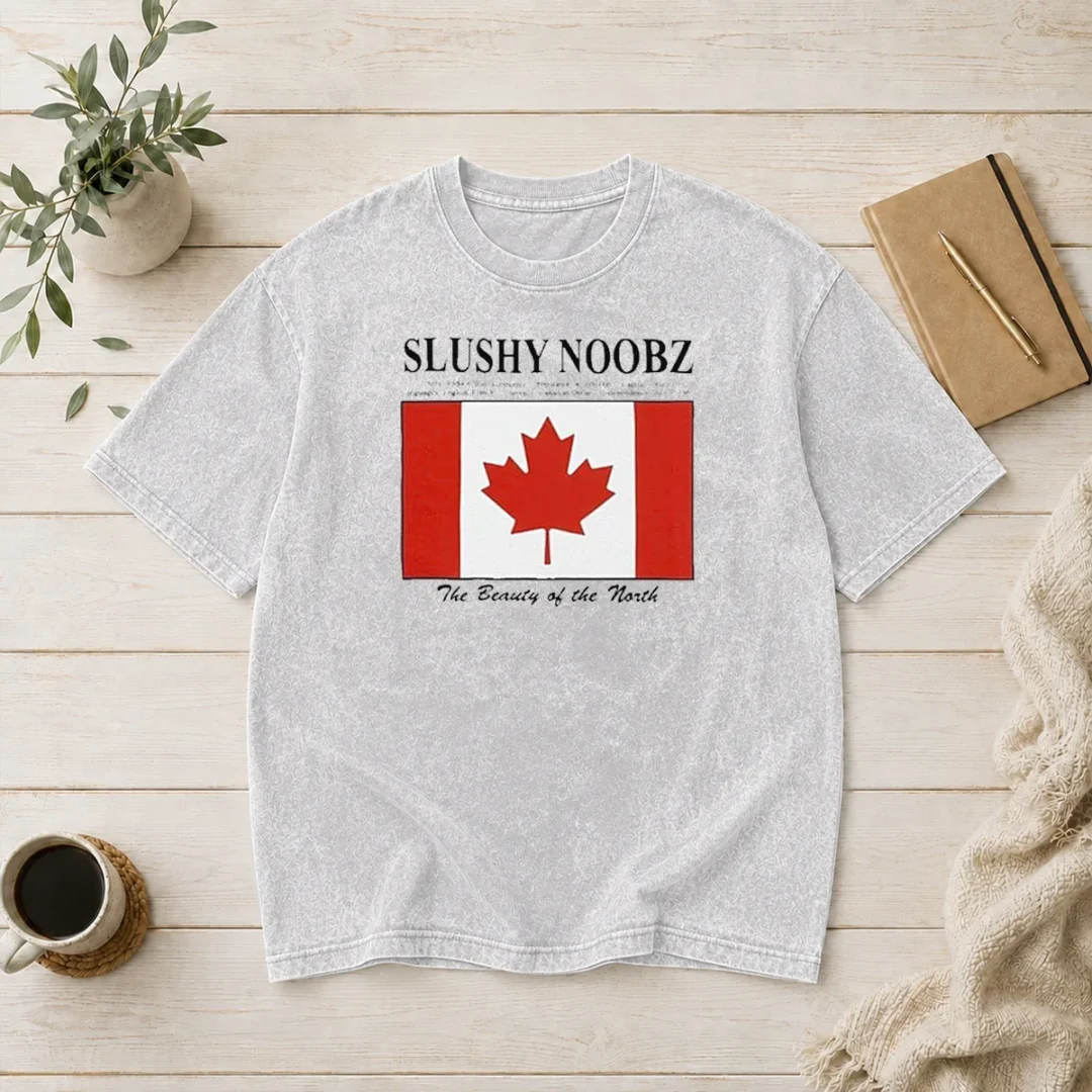 nice-slushynoobz-canada-facts-creator-fan-the-beauty-of-the-north-washed-t-shirt Nice Slushynoobz Canada Facts Creator Fan The Beauty Of The North Washed T-Shirt