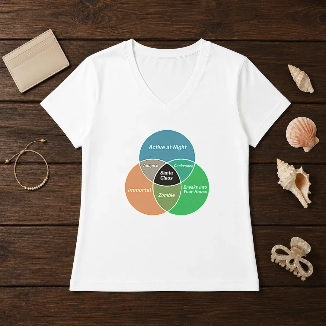 nice-social-energy-venn-diagram-v-neck-shirt Nice Social Energy Venn Diagram V-Neck Shirt