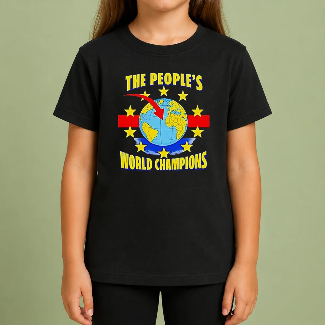 Nice The People'S World Champion Kids T Shirt Nice The People'S World Champion Kids T-Shirt
