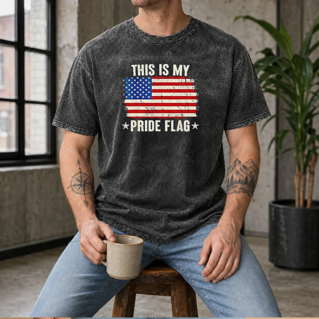 nice-this-is-my-pride-flag-united-states-of-america-patriotic-national-flag-washed-t-shirt Nice This Is My Pride Flag United States Of America Patriotic National Flag Washed T-Shirt
