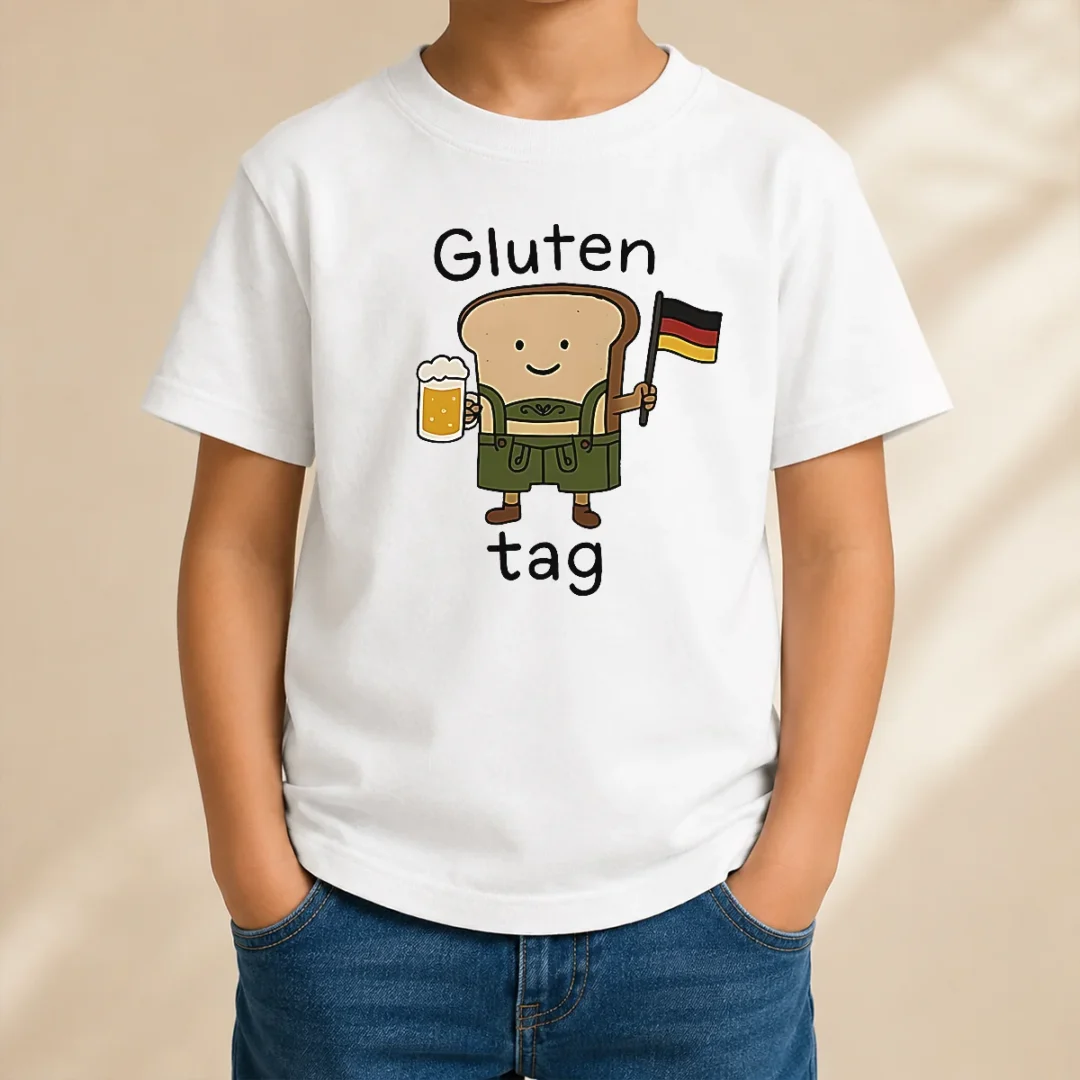 nice-top-gluten-tag-german-sourdough-kids-t-shirt Nice Top Gluten Tag German Sourdough Kids T-Shirt