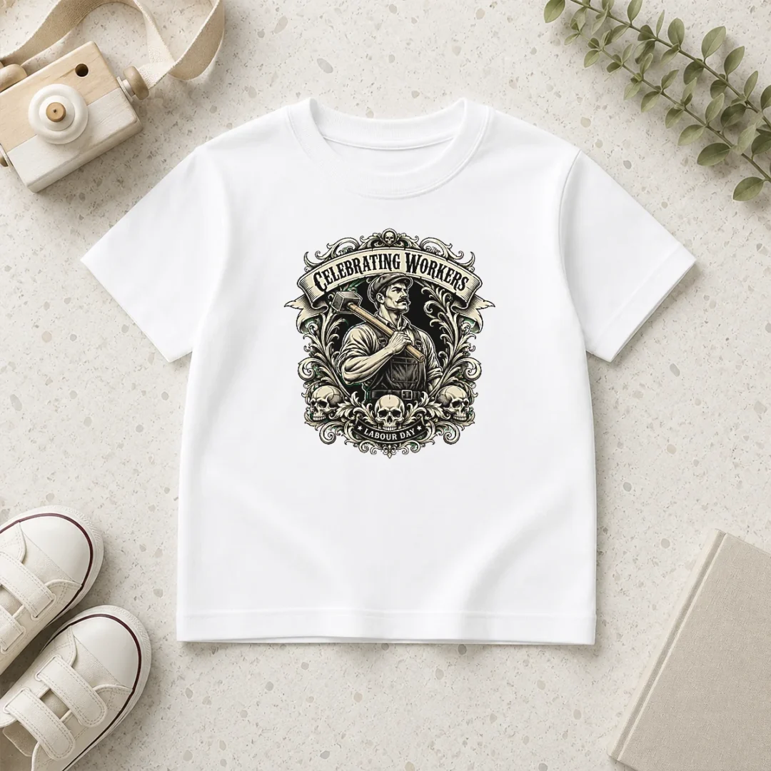 nice-top-labour-day-celebration-workers-gothic-tattoo-kids-t-shirt Nice Top Labour Day Celebration Workers Gothic Tattoo Kids T-Shirt