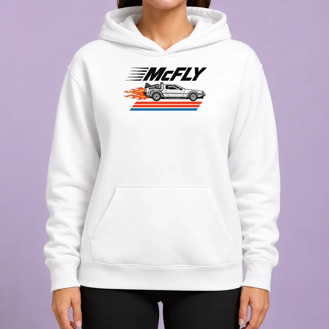 nice-top-mcfly-flaming-delorean-time-machine-hoodie Nice Top Mcfly Flaming Delorean Time Machine Hoodie