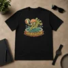Nice Top Vintage Brain Muncher Splash Survivor t shirt in classic crew neck style with graphic print on front