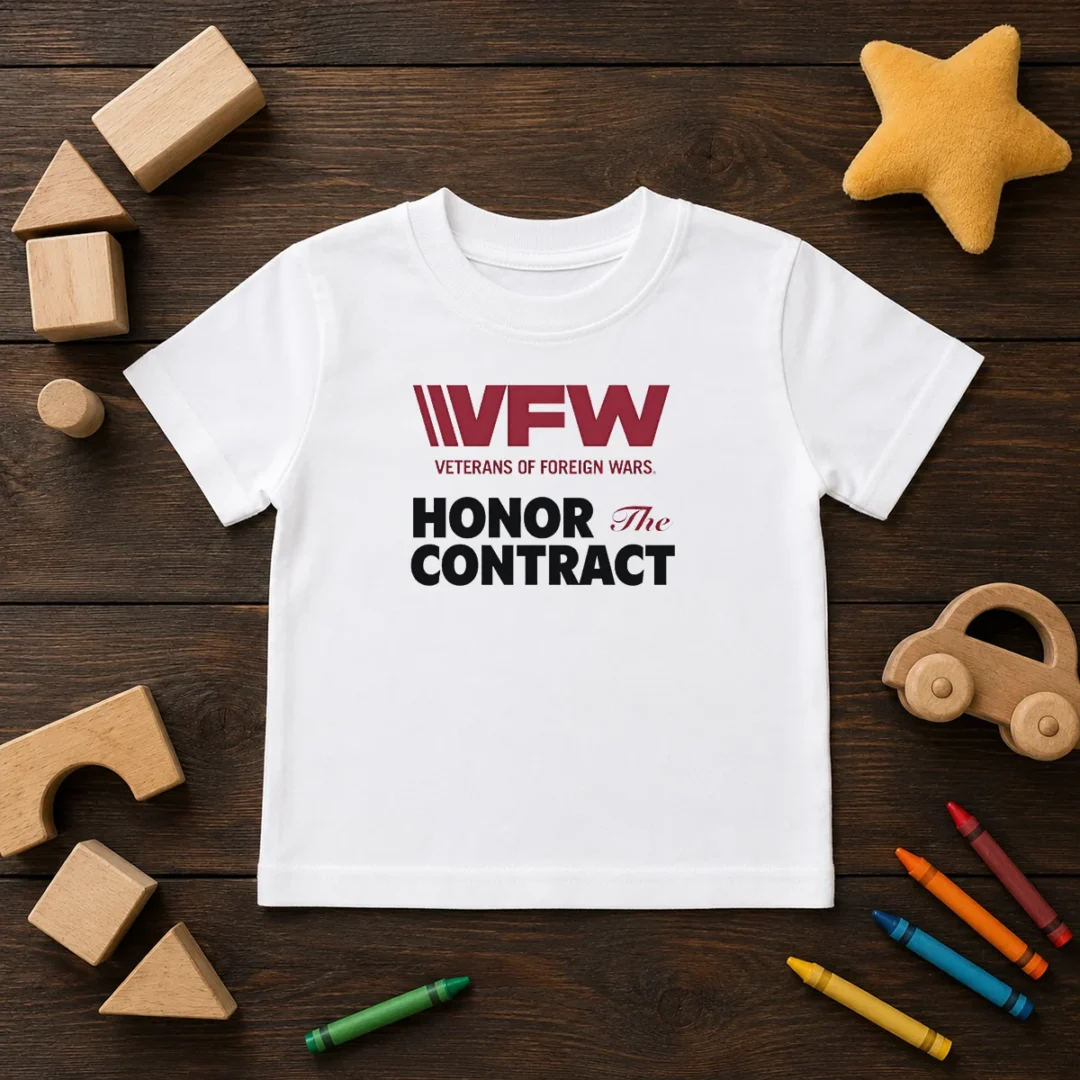 nice-vfw-veterans-of-foreign-wars-honor-the-contract-logo-kids-t-shirt Nice VFW Veterans Of Foreign Wars Honor The Contract Logo Kids T-Shirt