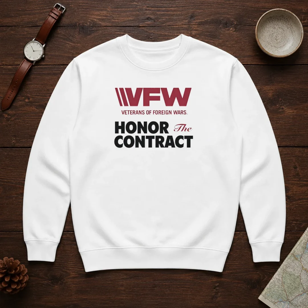 nice-vfw-veterans-of-foreign-wars-honor-the-contract-logo-sweater Nice VFW Veterans Of Foreign Wars Honor The Contract Logo Sweater
