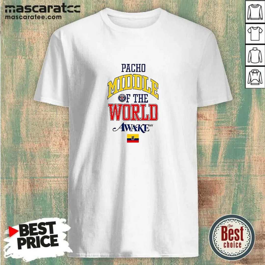nice-william-pacho-paris-saint-germain-middle-of-the-world-awake-ny-ecuador-shirt Nice William Pacho Paris Saint Germain Middle Of The World Awake NY Ecuador