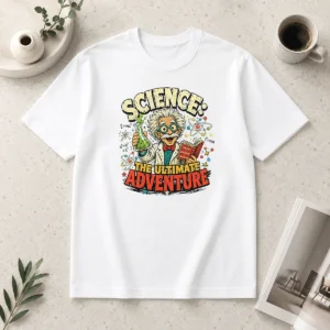 Good Science The Ultimate Adventure Retro Distressed t shirt in classic fit with vintage design on front