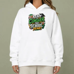 Official Back To School Excitement Ready To Conquer Hoodie