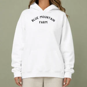 Funny Awesome Jon Bray Antique Style Blue Mountain Farm Hoodie
