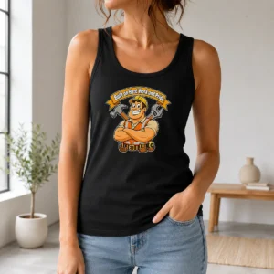 Pretty Labour Day Proud Worker Cartoon For Hardworking Heroes Tank Top