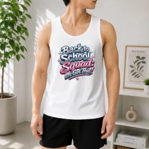 Top Back To School Squad Y2K Chrome Tank Top