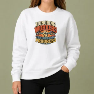 Hot Official Labour Day Vintage For Proud Workers Sweater