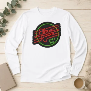 Top Pretty Elbow Room Pub And Deli Neon Sign Long Sleeve Shirt