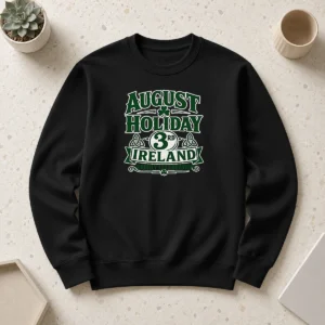 Premium August Holiday Ireland Family Celebration Silhouette Sweater