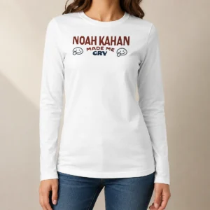 Premium Noah Kahan Made Me Cry Smiley Face Long Sleeve Shirt