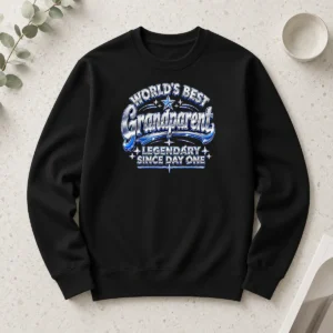 Pretty Grandparents Day Legendary Since Day One Y2K Shirt - Image 6