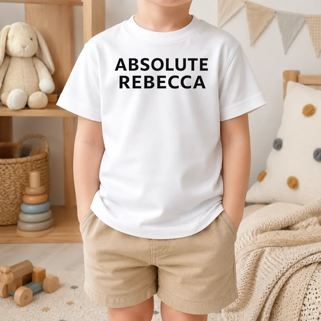 Official Absolute Rebecca Name Personalized Kids T Shirt Official Absolute Rebecca Name Personalized Kids T-Shirt
