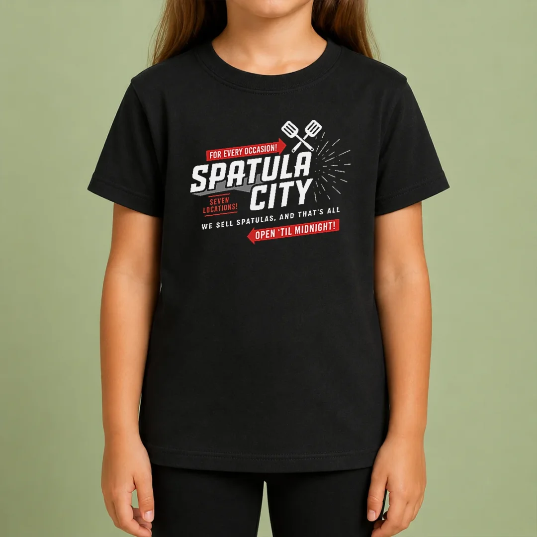 Official Awesome Spatula City Classic Kids T Shirt Official Awesome Spatula City Classic Kids T-Shirt