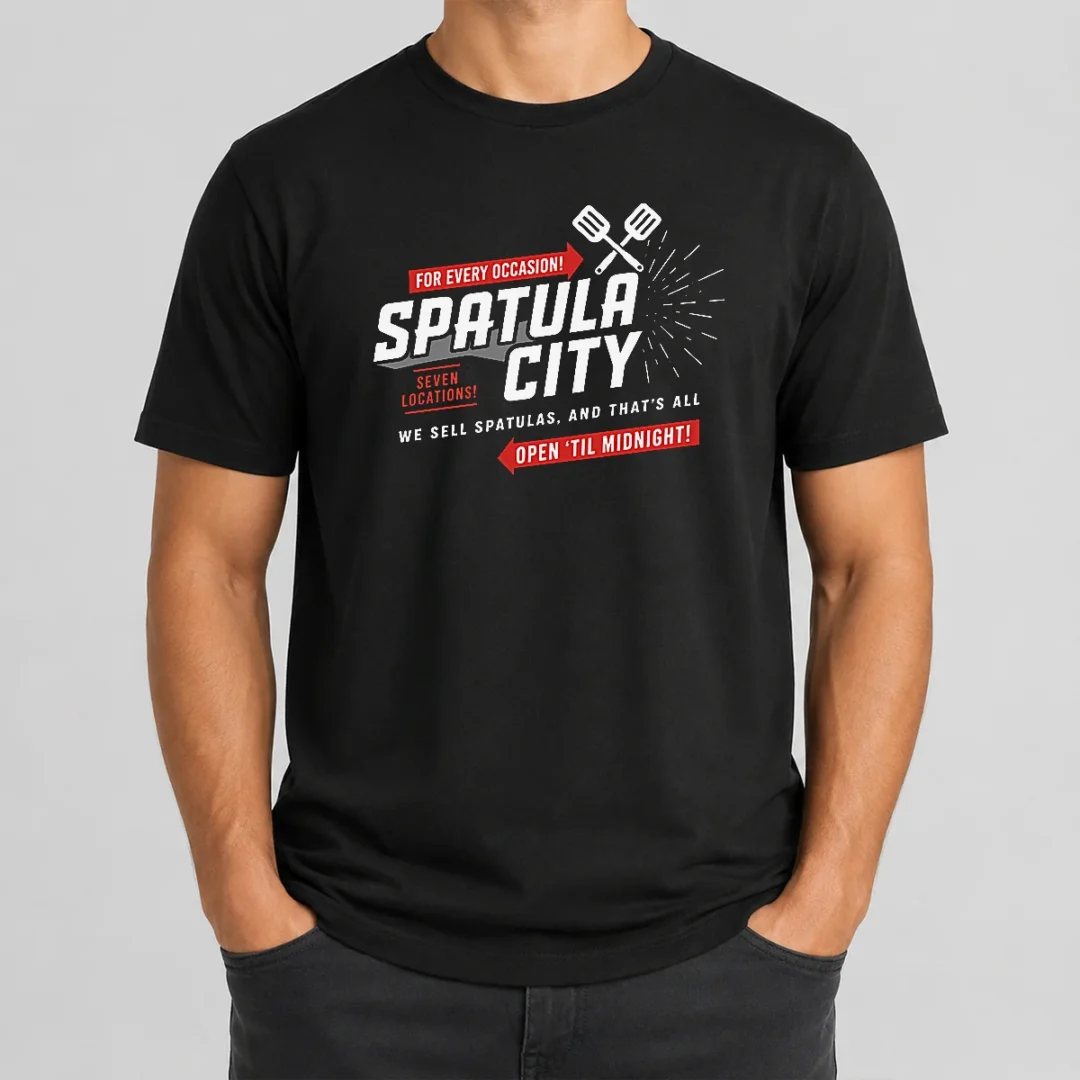 Official Awesome Spatula City Classic t shirt Official Awesome Spatula City Classic